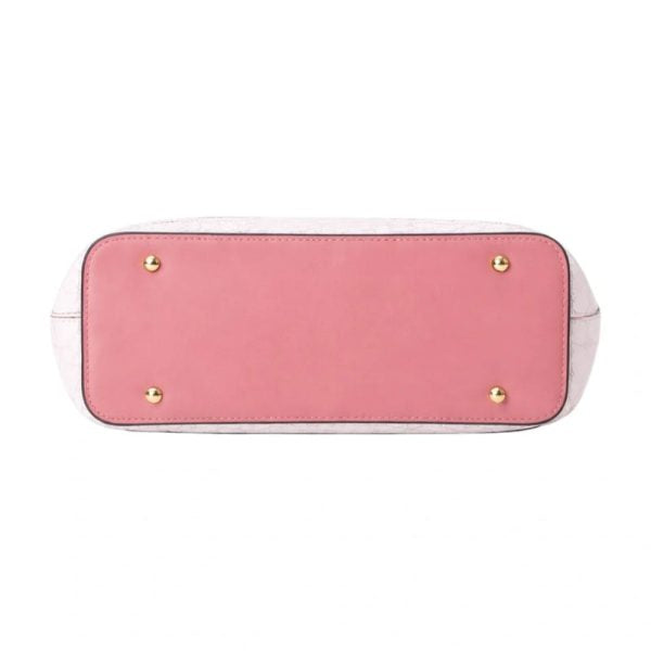 Rovaa Elegant Stripe Pattern Shoulder Bag with Adjustable Strap