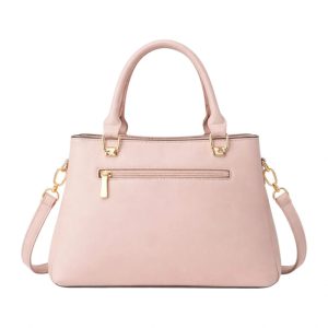Rovaa Blush Grace Pattern Shoulder Bag with Elegant Gold Detail